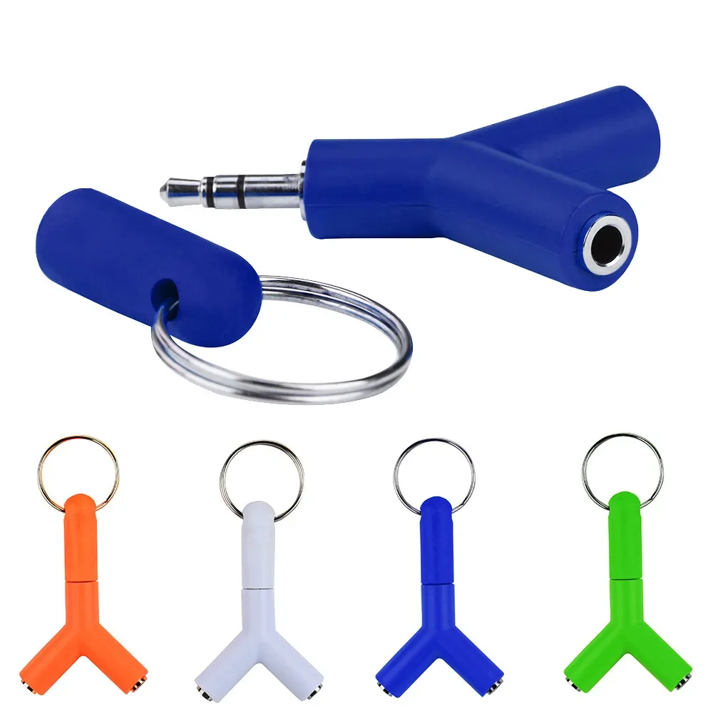 Earphone Splitter Jack - Splitter Audio Y Jack maschio a